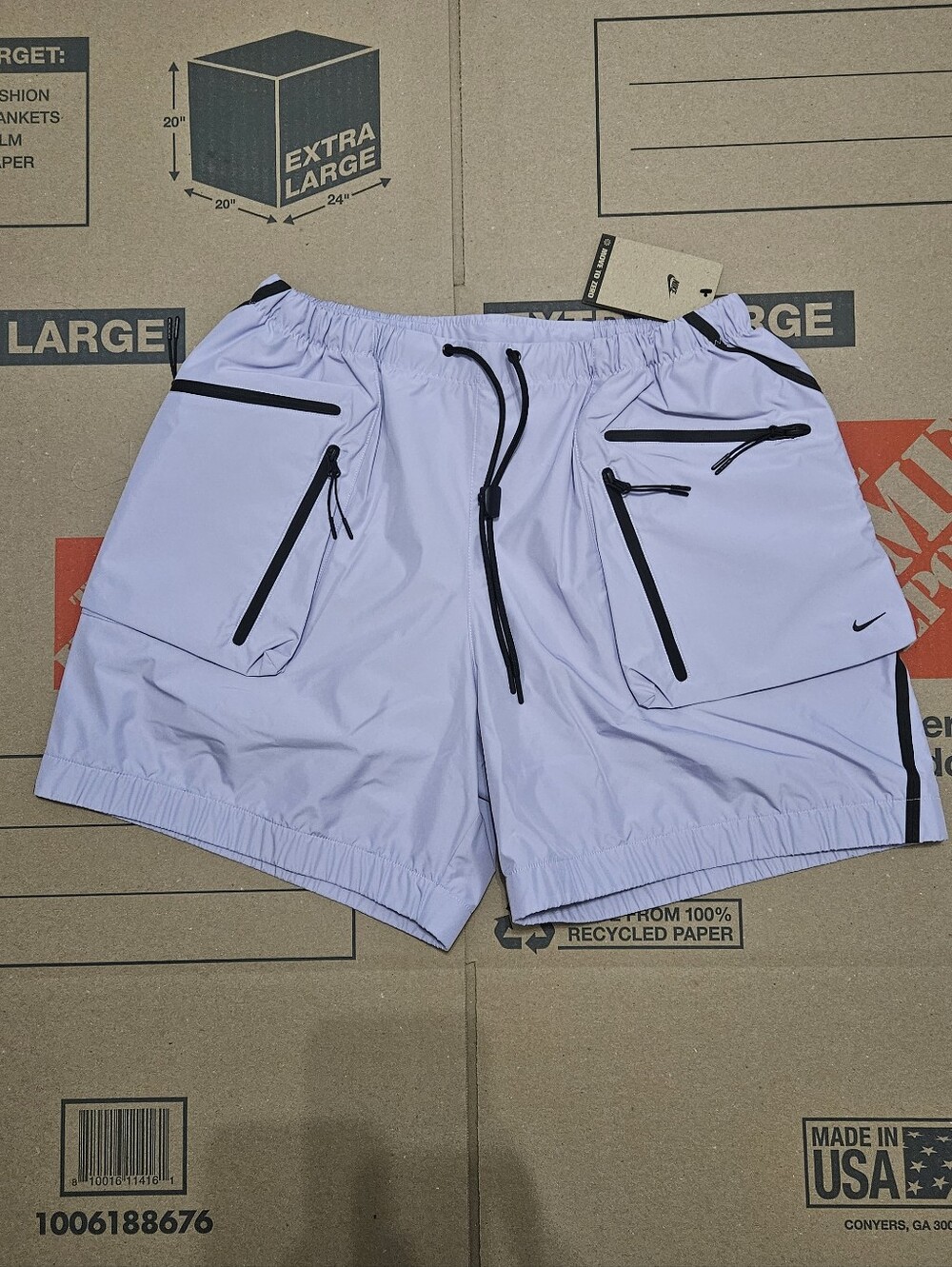 Nike Tech Super Lightweight Purple Shorts